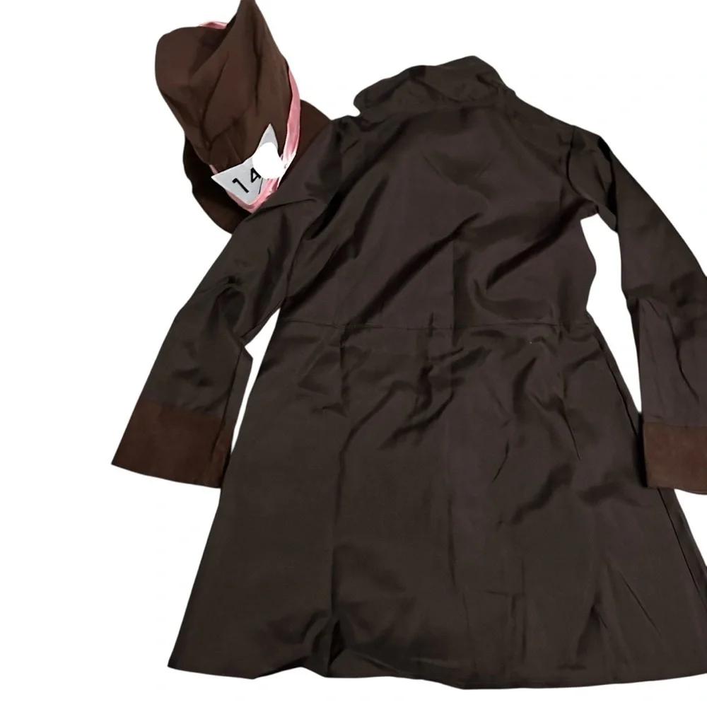 Madhatter Kids Brown Costume Coat with Colorful Accents